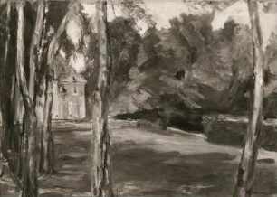 Garten am Wannsee : Garten am Wannsee. Öl auf Leinwand; 62,5 x 86,5 cm (1923; M. Liebermann). Prag: Nationalgalerie