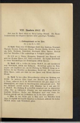 1. Stellungskämpfe an der Yser