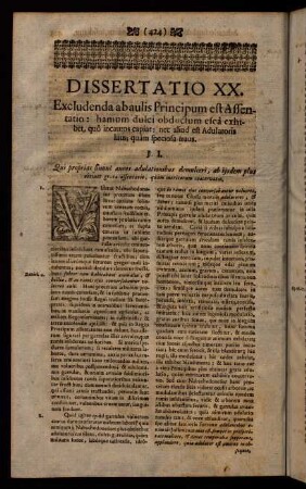 424-449, Dissertatio XX.