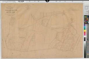 Recklinghausen (Recklinghausen), Teilung der Recklinghäuser Mark, Bl. 6 Brouillonkarte Flur 21 und 22