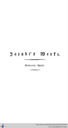 Jacobi's Werke. Siebenter Theil.