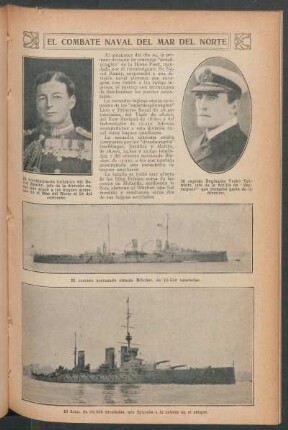 El combate naval del Mar del Norte