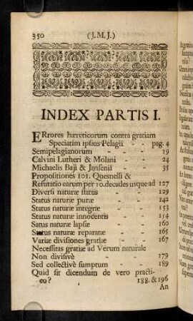 350-352, Index Partis I