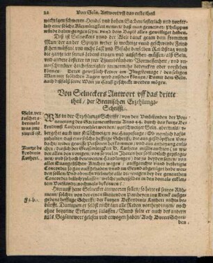 Von Selneckers Antwort uff das dritte theil/ der Bremischen Erzehlungs-Schrifft.