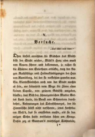 Der Chorherr von Solothurn : historische Novelle. 2