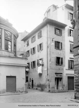Kreuzung der Via Isole delle Stinche und Via delle Burella, Florenz