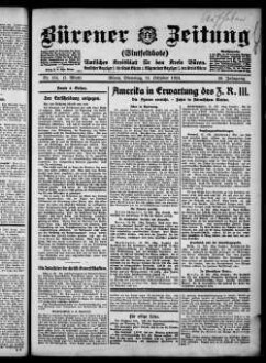 Bürener Zeitung. 1896-1935