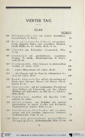 Glas (Nr. 506-530)