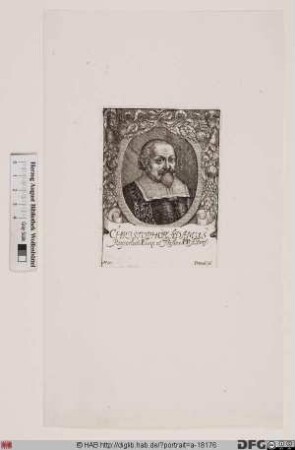 Bildnis Christoph Adam Ruprecht (lat. Rupertus)