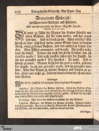 Dreyzehende Gespräch, am Feyer-Tag St. Jacobi.