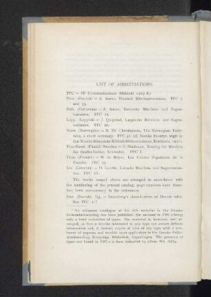 List of Abbreviations