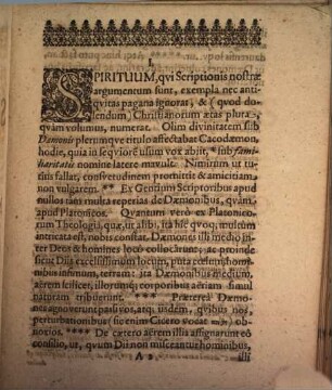 De Spiritibus Familiaribus vulgo sic dictis