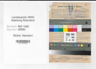 Entnazifizierung Hermann Strack , geb. 01.08.1920 (Bahnbeamter)