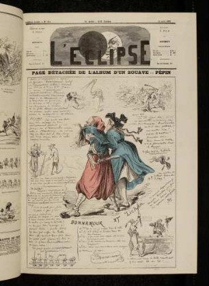 Page détachée de l'album d'un Zouave par Pépin