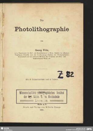 Die Photolithographie