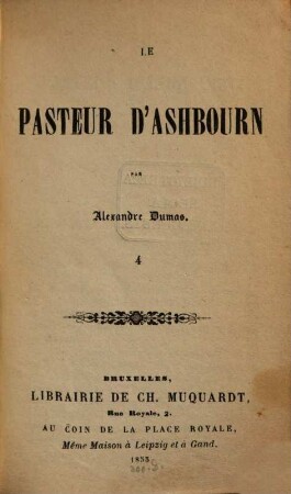 Le pasteur d'Ashbourn, 4