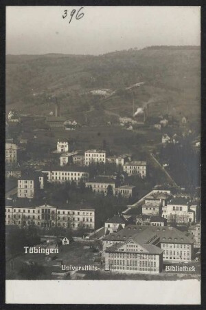 396, Tübingen. Universitäts-Bibliothek.