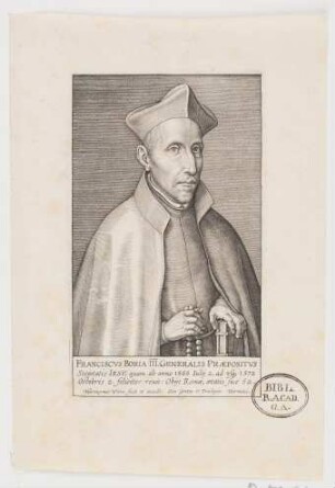 Porträt des Jesuiten Franciscus Borgia
