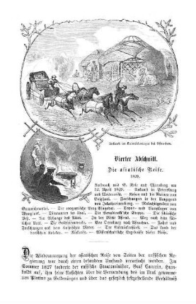 Vierter Abschnitt. Die asiatische Reise. 1829