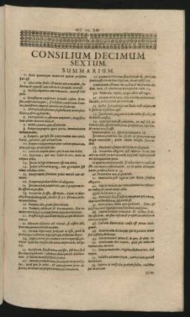 Consilium Decimum Sextum