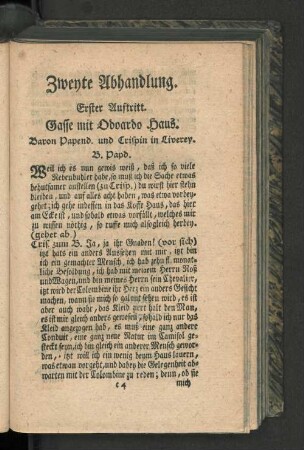 Zweyte Abhandlung.
