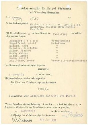 Bauerle, Maria