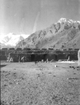 China. Sinkiang (Xinjiang). Kunlun. Siedlung Suget Karaul am Oberlauf des Karakasch-darja