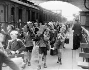 Rückkehr evakuierter Kinder