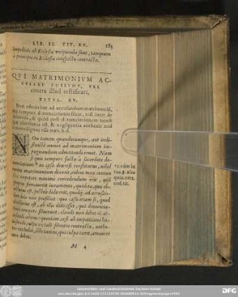 Qui Matrimonium Accusare Possunt, Vel contra illud testificati, Titul. XV.