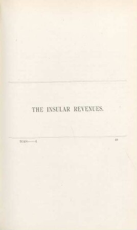 The Insular Revenues