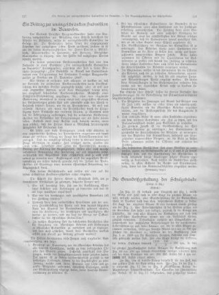 Ein Beitrag zur uneingeschränkten Submission im Bauwesen.