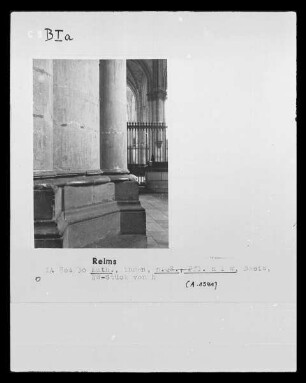 Basis des Pfeilers n1w