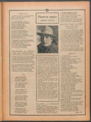 Nuestros poetas : Amado Villar