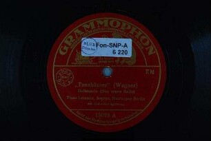 "Tannhäuser" : Hallenarie (Dich teure Halle) / (Wagner)
