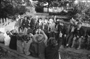 Gruppenstunde im Kindergarten der Arbeiterwohlfahrt im Weiherhof in Durlach
