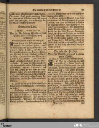 Die zehende Predigt.