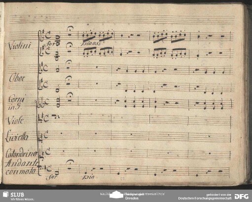 Einlage Aria (Joseph Schuster): "Signore mio illustrissimo"