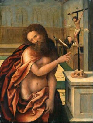 Die Heiligen Johannes und Hieronymus