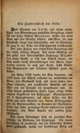 Maximilian's des Kaisers von Mexiko schrecklicher Traum von der blutenden Krone, Verrath und Verkauf durch seinen vermeintlich treuesten Freund, und schauderhafte Ermordung : eine wahre, entsetzliche Geschichte