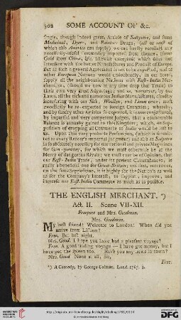 The English Merchant