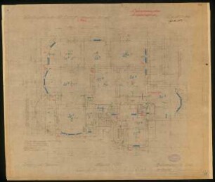 Familienhaus für Dr. Bondy an der Rehwiese, Berlin-Nikolassee: Grundriss EG, 1:50