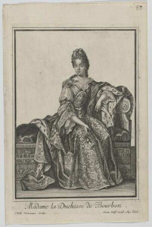 Bildnis der Duchesse de Bourbon