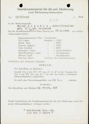 Kiechle, Walter