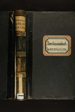 "Beerdigungsbuch" Hauptfriedhof