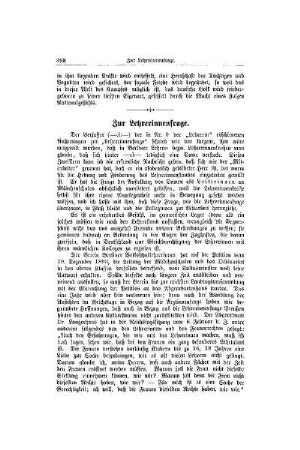 Zur Lehrerinnenfrage