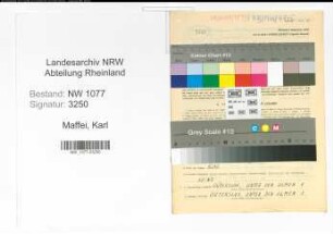 Entnazifizierung Karl Maffei , geb. 03.05.1911 (Polizist)