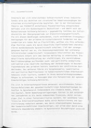 VII. Zusammenfassung