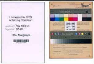 Entnazifizierung Margarete Otto, geb. 29.07.1912 (Geschaeftsfuehrerin)