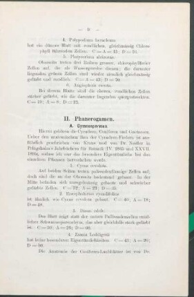 II. Phanerogamen.