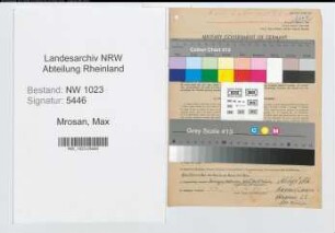 Entnazifizierung Max Mrosan , geb. 17.04.1903 (Kriminalsekretaer)
